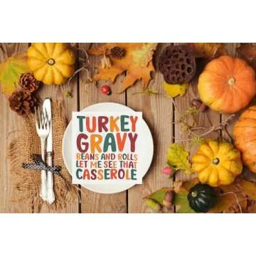 Whimsical Friendsgiving Napkins for Thanksgivings