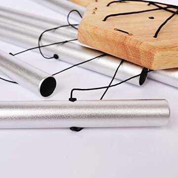 Premium 34" Wind Chimes Deep Tone for Garden Decoration