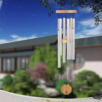 Premium 34" Wind Chimes Deep Tone for Garden Decoration