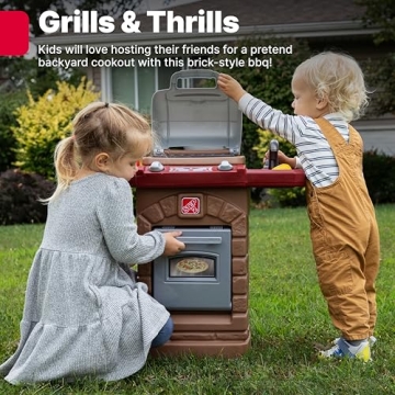 Step2 Fixin' Fun Outdoor Grill for Kids - Toy Grill Set