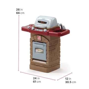 Step2 Fixin' Fun Outdoor Grill for Kids - Toy Grill Set