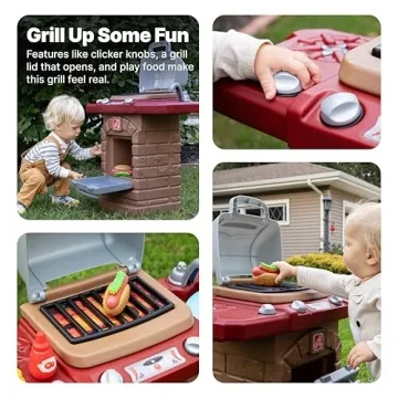 Step2 Fixin' Fun Outdoor Grill for Kids - Toy Grill Set