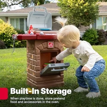 Step2 Fixin' Fun Outdoor Grill for Kids - Toy Grill Set