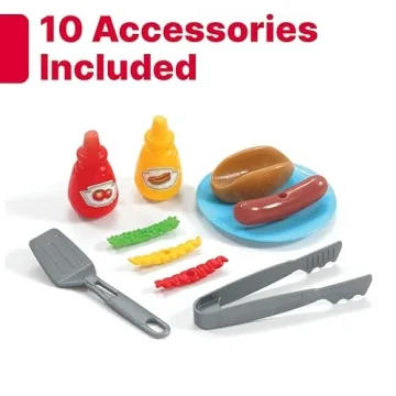 Step2 Fixin' Fun Outdoor Grill for Kids - Toy Grill Set