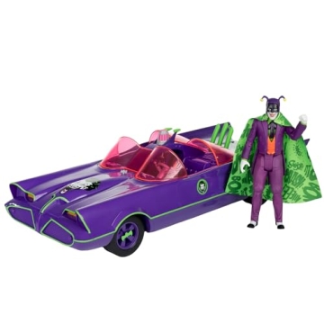 McFarlane Toys DC Retro Batmobile & The Joker (Batman 66') 2pk - Gold Label Exclusive