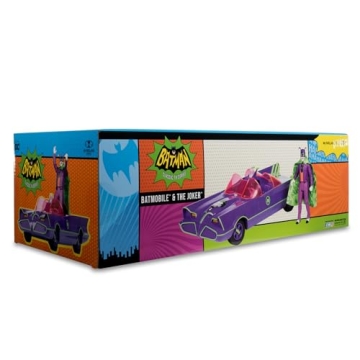 McFarlane DC Retro Batmobile & The Joker Set - Exclusive