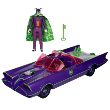 McFarlane DC Retro Batmobile & The Joker Set - Exclusive