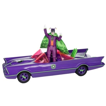 McFarlane DC Retro Batmobile & The Joker Set - Exclusive