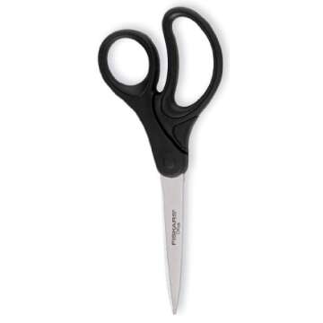 Fiskars 8 Inch Recycled Scissors, 2-Pack (01-005086J),Black
