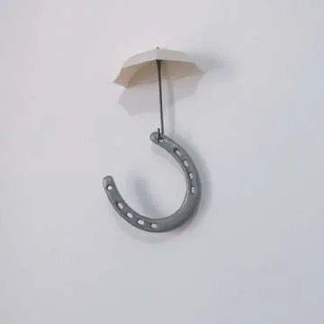 Cast Iron Horseshoe Wall Decor for Luck and Style