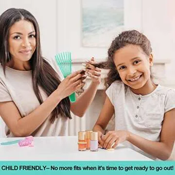 3 Piece Detangling Brush Set for Curly & Kinky Hair