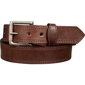 Bullhide Belts Men's Leather Belt - Durable & Stylish, 1.5" Wide, Brown, 38"
