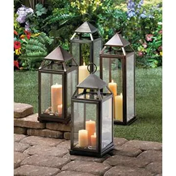 Stylish Bronze Lantern for Indoor and Outdoor Use