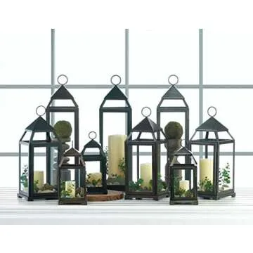 Stylish Bronze Lantern for Indoor and Outdoor Use