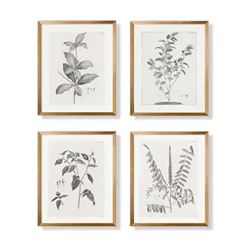Vintage Farmhouse Botanical Art for Elegant Home Decor