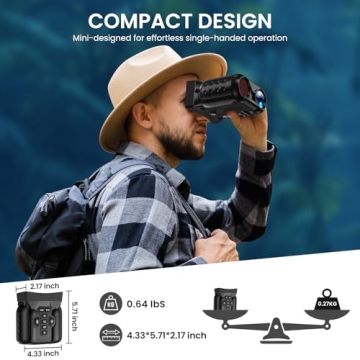 4K Night Vision Goggles for Adults - Premium 5000mAh Battery, 16X Zoom, and 32GB Card