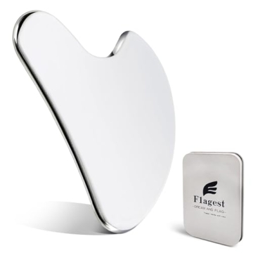 Elevate Your Skincare with Flagest Stainless Steel Gua Sha Tool