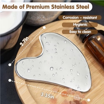 Elevate Your Skincare with Flagest Stainless Steel Gua Sha Tool