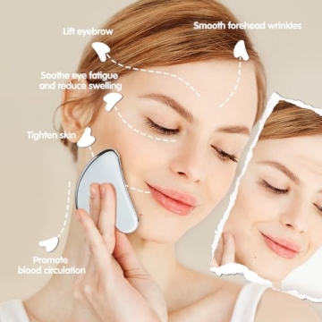 Elevate Your Skincare with Flagest Stainless Steel Gua Sha Tool