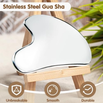 Elevate Your Skincare with Flagest Stainless Steel Gua Sha Tool