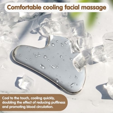 Elevate Your Skincare with Flagest Stainless Steel Gua Sha Tool