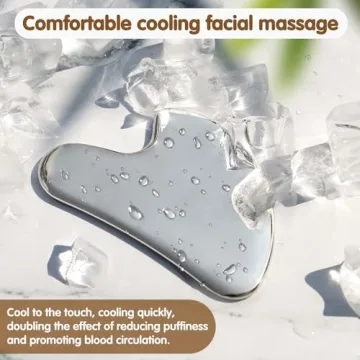 Elevate Your Skincare with Flagest Stainless Steel Gua Sha Tool