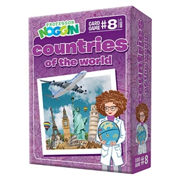 Professor Noggin's Countries Trivia Card Game for Kids