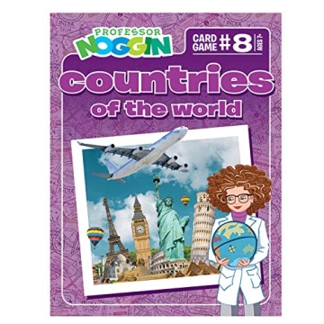 Professor Noggin's Countries Trivia Card Game for Kids