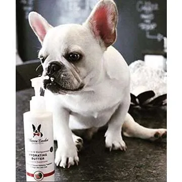 Warren London Hydrating Butter Leave In Pet Conditioner for Dogs | Lotion Skin and Coat Aloe Puppy & Dog Hair Detangler, Dry Skin, Fur Dandruff Use After Shampoo Bathing Made in USA Guava 8oz