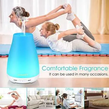 URPOWER Essential Oil Diffuser 2 Pack for Aromatherapy