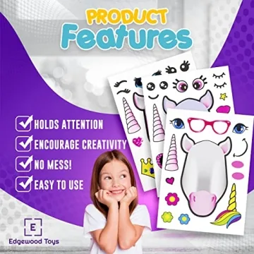 24 Make A Unicorn Stickers for Fun Creative Projects