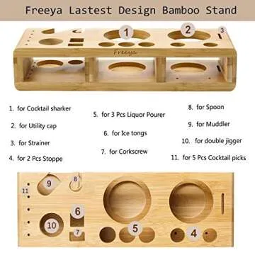 Complete 21-Piece Cocktail Shaker Set for Bartending