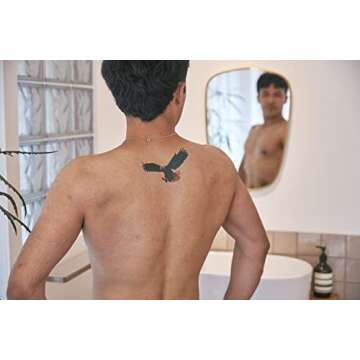 Sunnyscopa Printable Temporary Tattoo Paper for INKJET printer - US LETTER SIZE 8.5"X11", 100 SHEETS - DIY Personalized Image Transfer Sheet for skin - Custom Waterslide Decal Stencil Henna