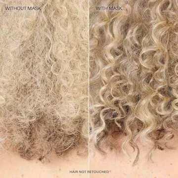 JVN Nurture Intense Hydration Mask, New and Improved, Hydrating Treatment for Smooth, Silky, Nourished Hair, 8 Fluid Ounces