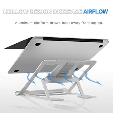 Soundance Aluminum Adjustable Laptop Stand for Ergonomic Support