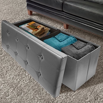 Stylish Sorbus Ottoman for Storage and Seating Needs