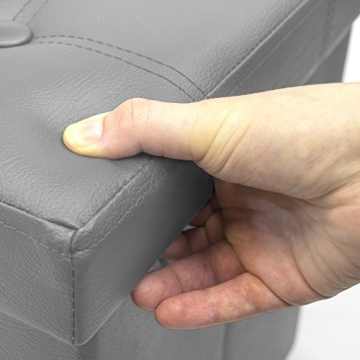 Stylish Sorbus Ottoman for Storage and Seating Needs