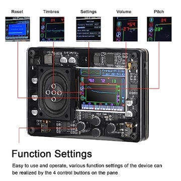 HUIOP Audio Theremin Module with Color Screen Display