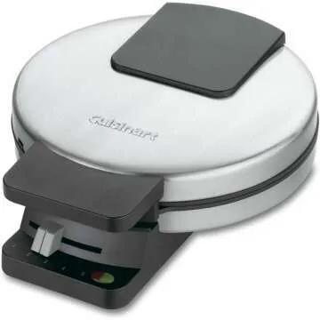 Cuisinart Classic Waffle Maker in Sleek Silver Finish