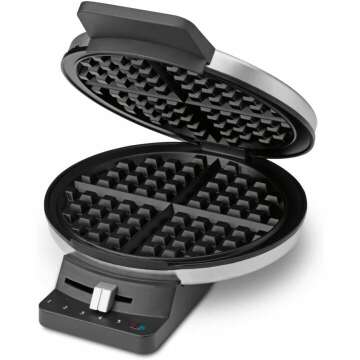 Cuisinart Classic Waffle Maker in Sleek Silver Finish