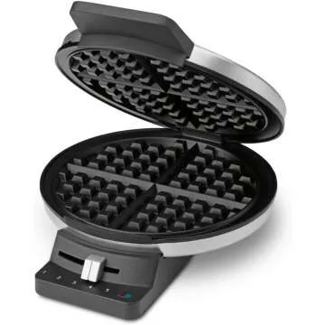 Cuisinart Classic Waffle Maker in Sleek Silver Finish