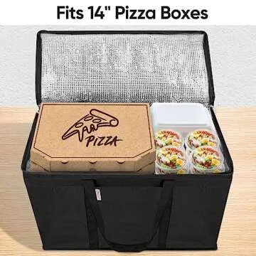 BALEINE 2Pk Insulated Reusable Grocery Bags, Heavy Duty and Eco-Friendly