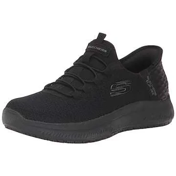 Skechers Women's Hands Free Slip-ins Summits Sr Food Service Shoe, Black, 8.5