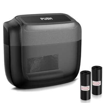 Car Trash Can with Lid，Built-in Storage Garbage Bag，Leakproof Vehicle Trash，Car Accessories fo...