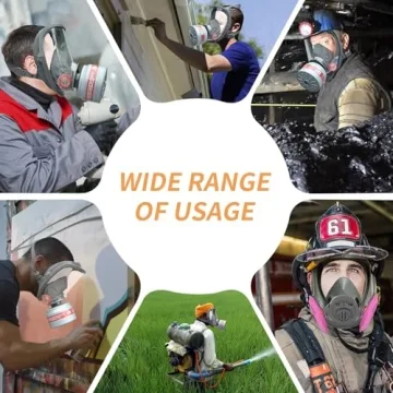 YQXLJJ Full Face Respirator Mask with Filters