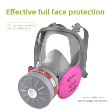 YQXLJJ Full Face Respirator Mask with Filters