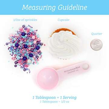 Sprinkles | No Probllama Sprinklefetti 8oz | Blue Pink Orange Llama | Baking Sprinkle Blends | Gluten Free Nut Free Dairy Free