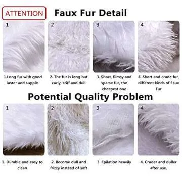 Luxury Faux Fur Christmas Tree Skirt - 48 Inch Soft Decor