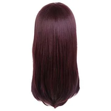 MSHUI Shooter Game Anime Cosplay Red Brown Hair