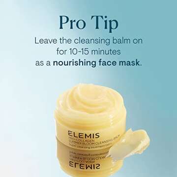 ELEMIS Summer Bloom Pro-Collagen Cleansing Balm, 100g – 3-in-1 Facial Cleanser for All Skin Types, Daily Skincare to Soften, Deep Cleanse & Hydrate, Makeup Remover & Oil Cleanser for Face